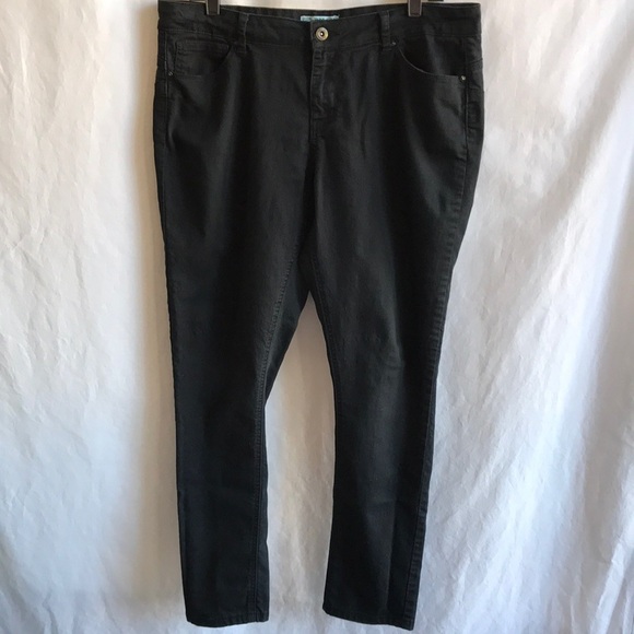 Wax Jean Pants - Wax Jean black “Butt, I Love You” pants, size 16